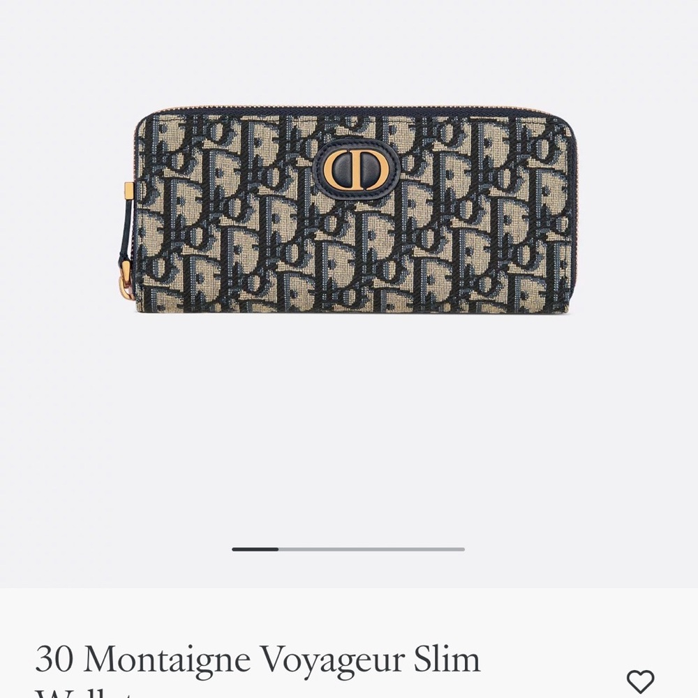 Dior Black and Tan Monogram Key & Card Holder